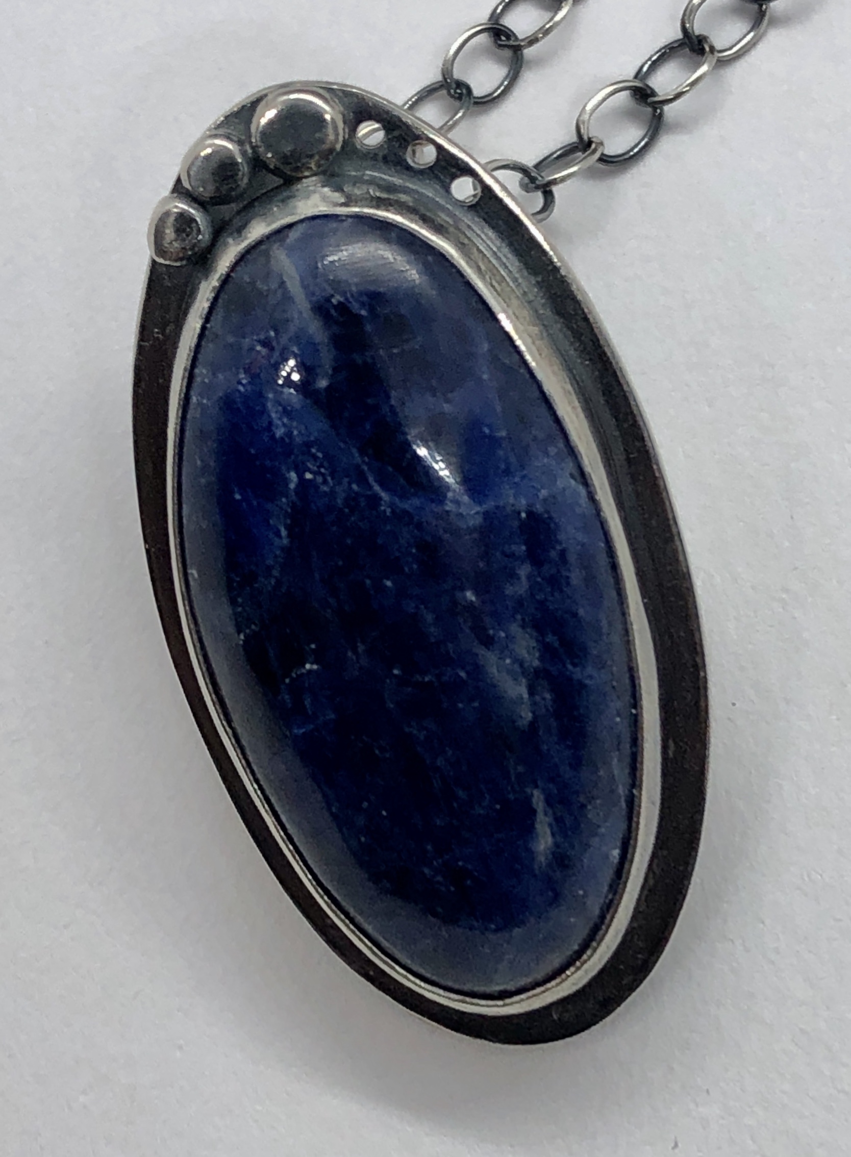Amazing Oval BLUE pendant!