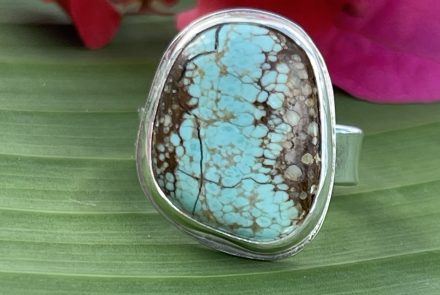 No. 8 Turquoise Ring – Size 8