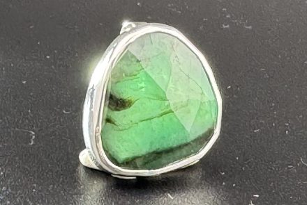 Faceted Emerald Pendant