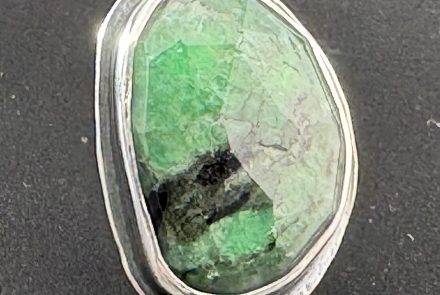 Faceted Emerald Pendant