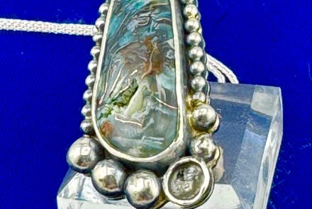 Copper Mineral Pendant